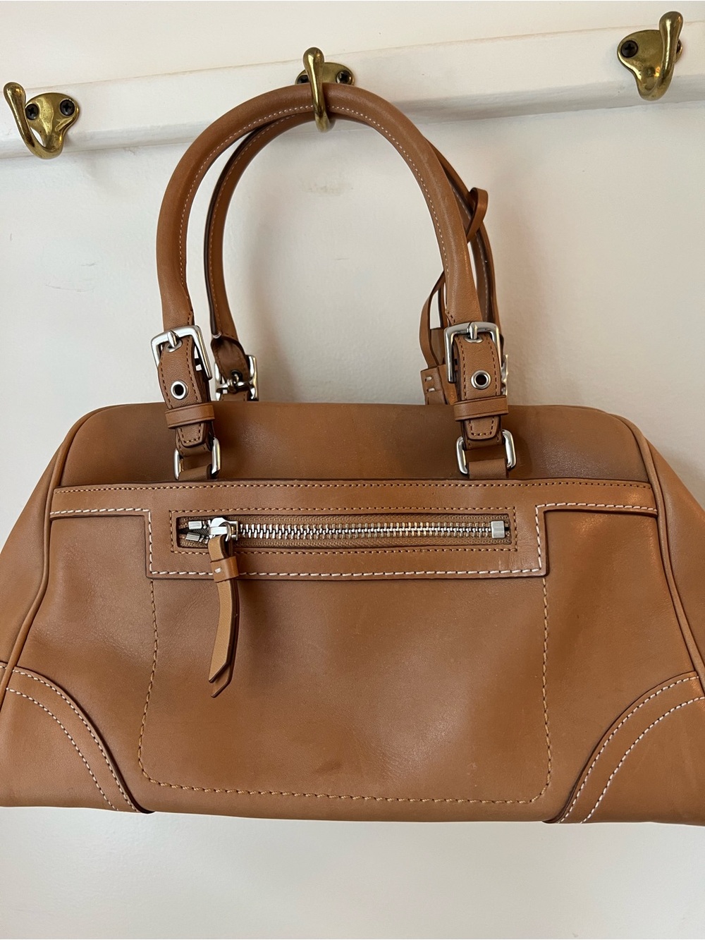 Coach early 2000s Tan Leather Purse